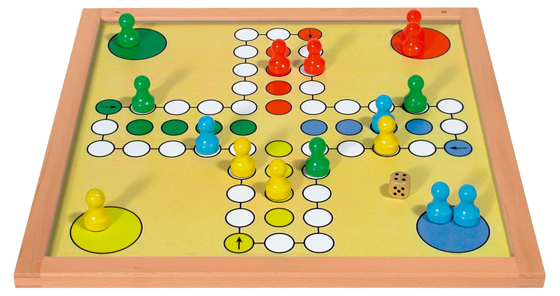 Extra großes Magnet Doppel-Brettspiel Verflixt & Halma, 50 x 50 cm - Image 3
