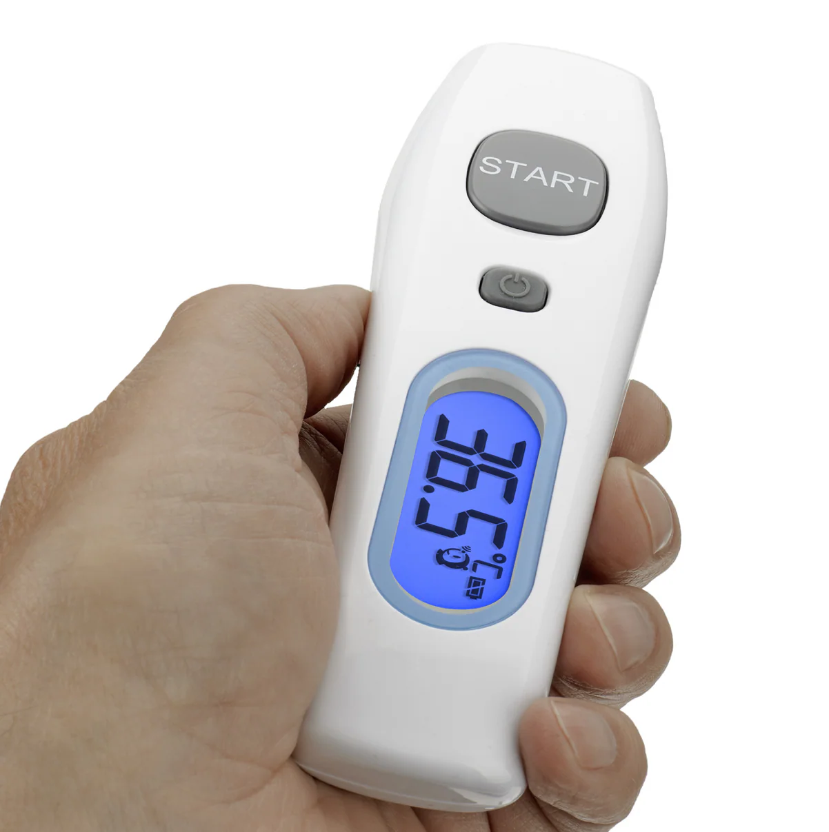 Infrarot-Stirnthermometer, Fieber-Alarm, Messwertspeicher, Hintergrundbeleuchtung, Fieberthermometer - Image 2