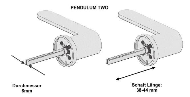 Mechanischer Sicherheitstürgriff gegen Weglauftendenz, Pendulum TWO - Image 8