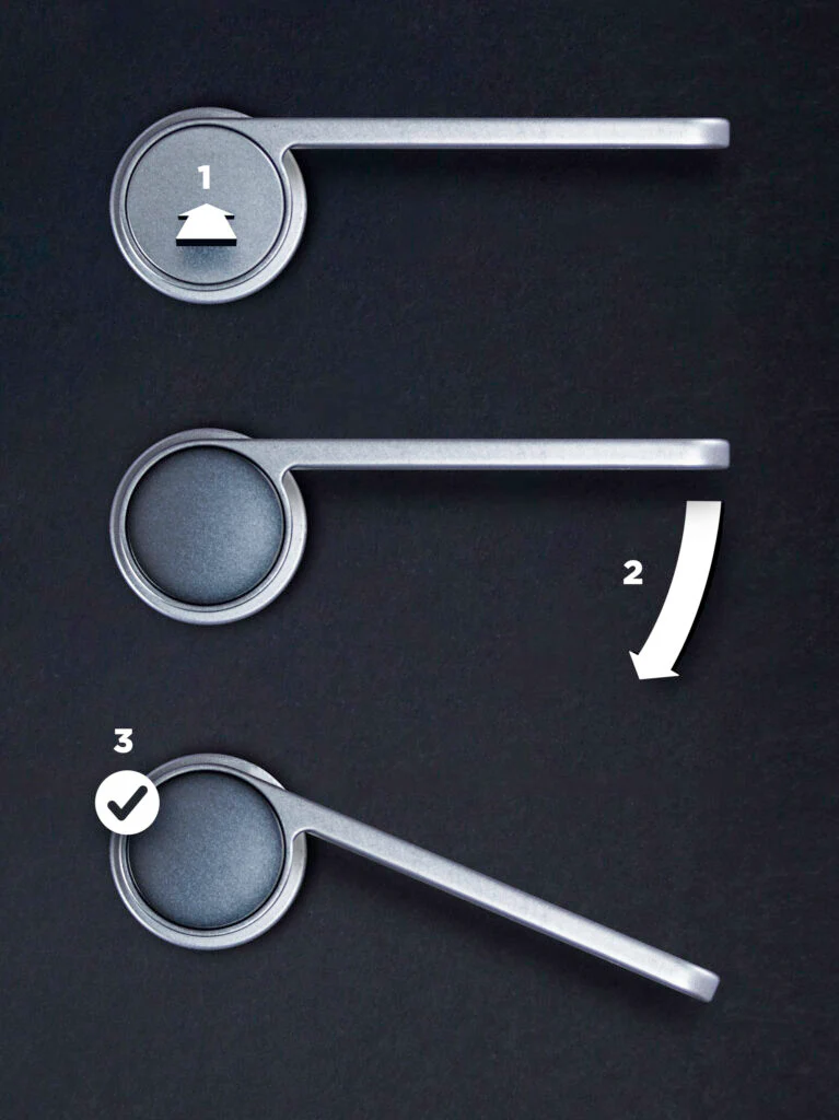 Mechanischer Sicherheitstürgriff gegen Weglauftendenz, Pendulum TWO XL, verlängerter Schaft - Image 3