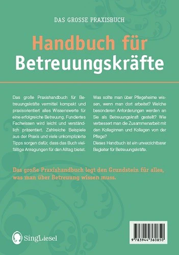 Praxisbuch "Handbuch für Betreuungskräfte" von Marion Bär - Image 2
