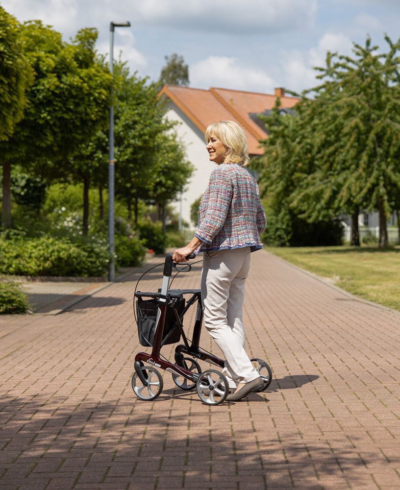 Rollator vital carbon, klappbar, höhenverstellbar, Carbonrahmen, carbonschwarz - Image 5