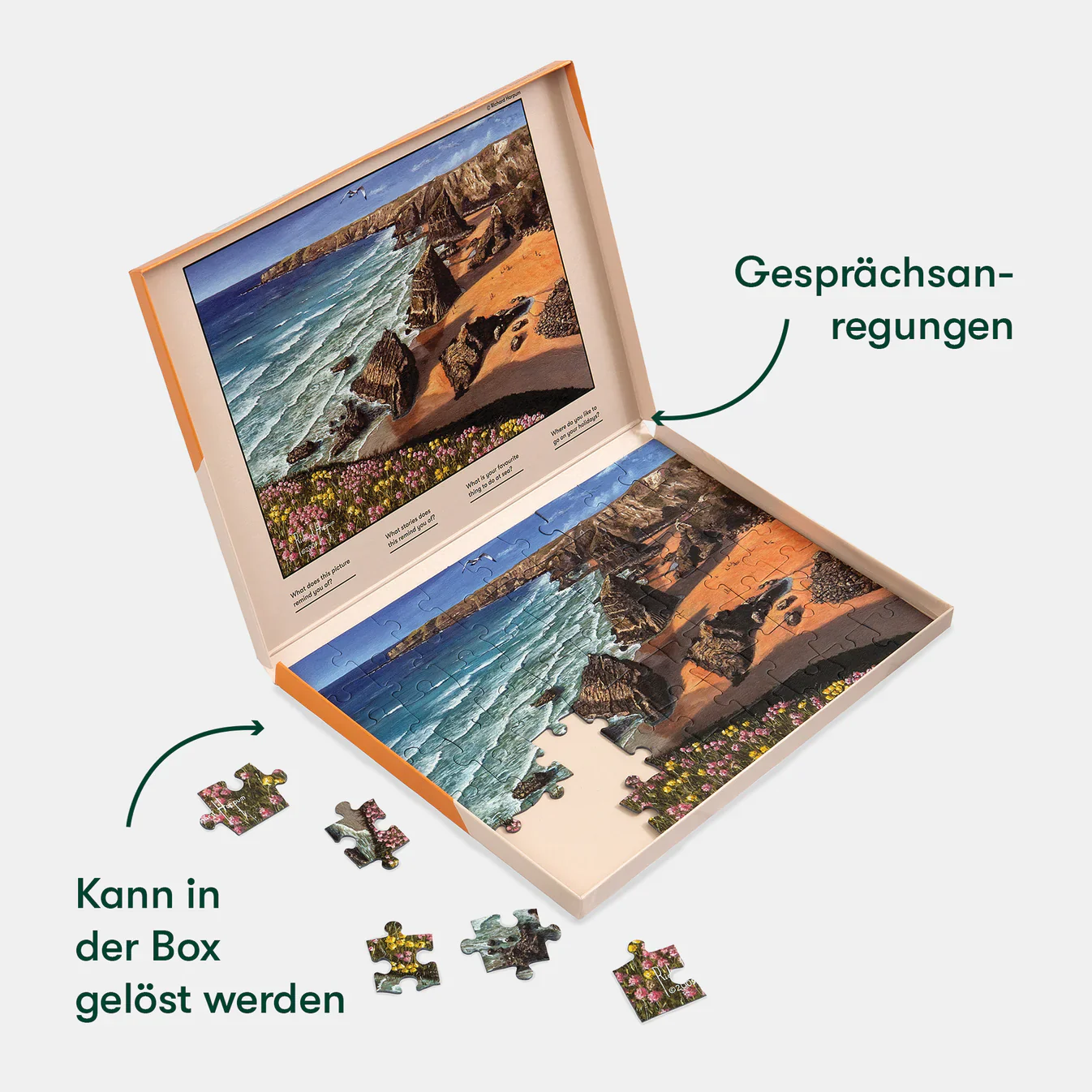 Senioren Puzzle „Atlantik Küste“, 63 Teile, Puzzle für Menschen mit Demenz, 31x22 cm - Image 10