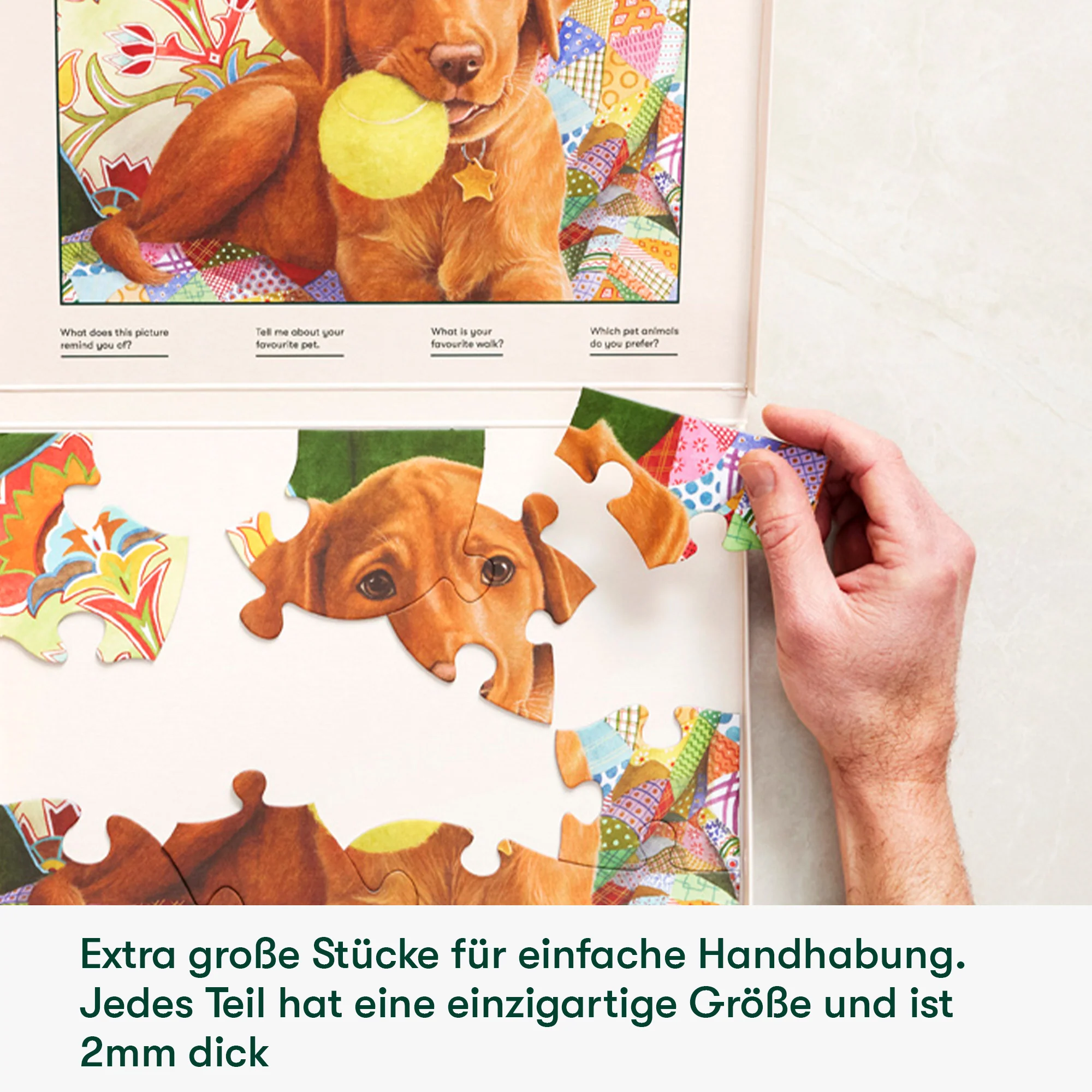 Senioren Puzzle „Lilienteich“, 13 Teile, Puzzle für Menschen mit Demenz, 31x22 cm - Image 14
