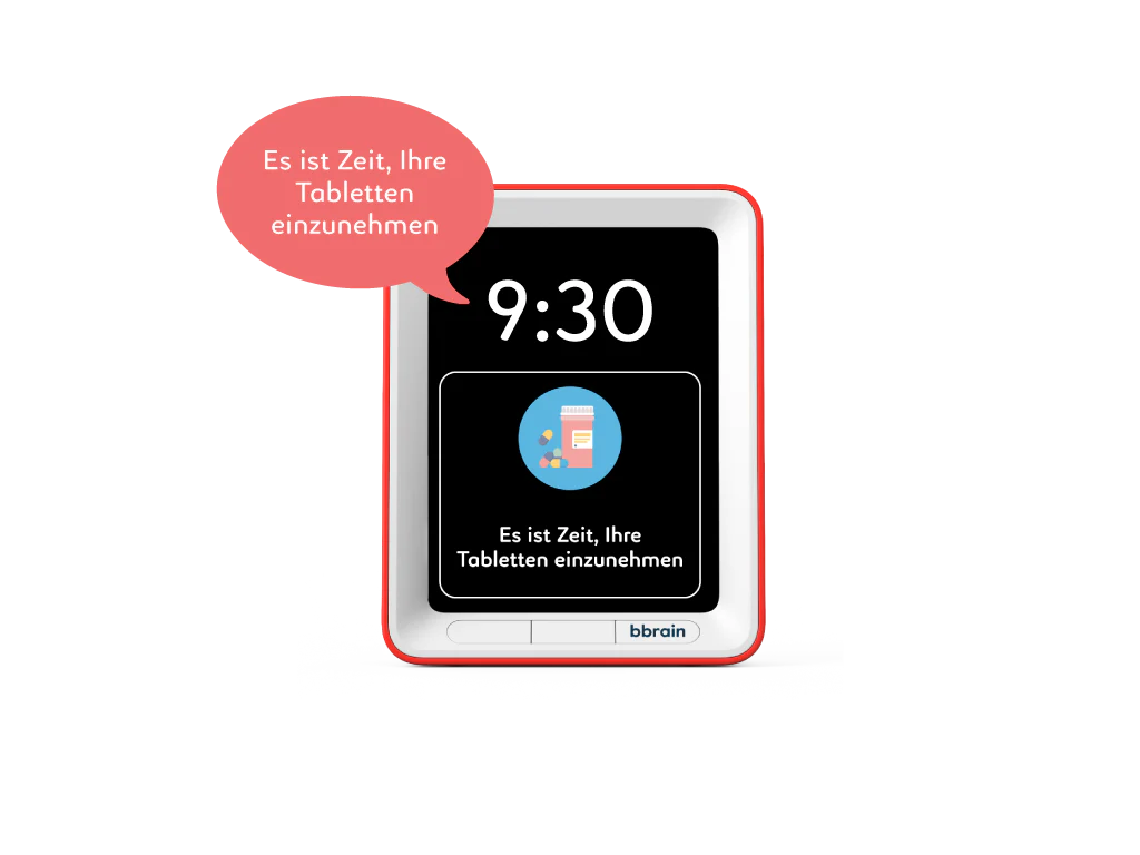 Sprechende Kalenderuhr mit programmierbarer Erinnerungsfunktion, 8 Zoll Bildschirm - Image 12