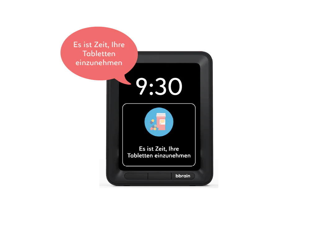 Sprechende Kalenderuhr mit programmierbarer Erinnerungsfunktion, 8 Zoll Bildschirm - Image 6