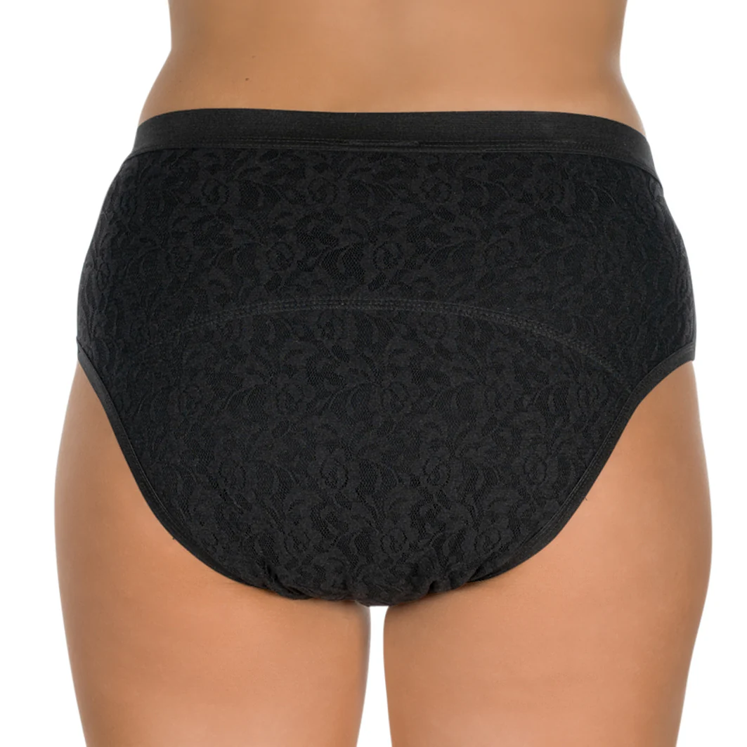Suprima LaDonna-Slip, PU-Wäscheschutz, Inkontinenz-Slip 1267 - Damen, schwarz - Image 2