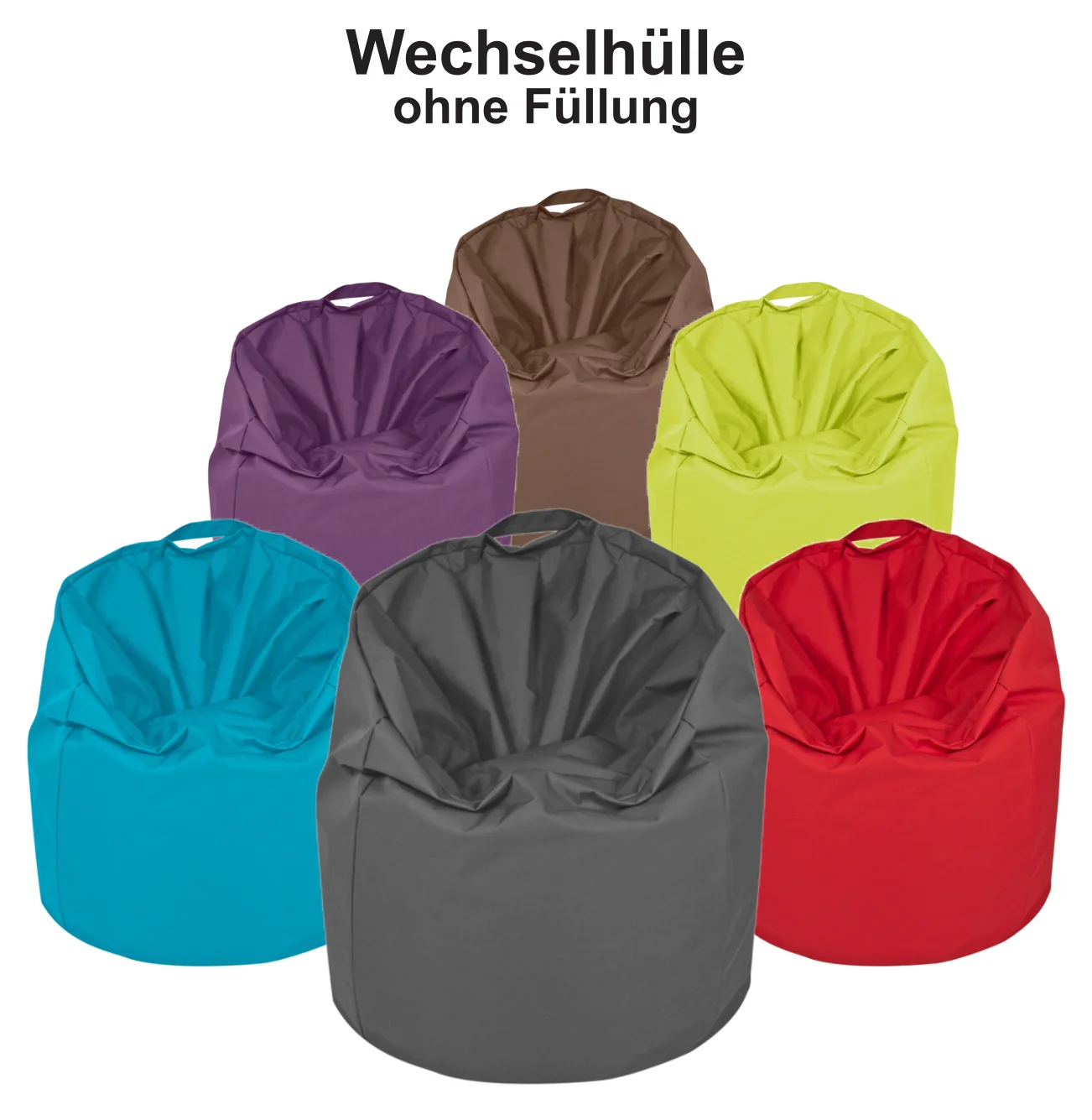 VivaSit Außenhülle, Wechsel- und Ersatzhülle für VivaSit Sitzsack, ohne Füllung, Polyester - Image 6