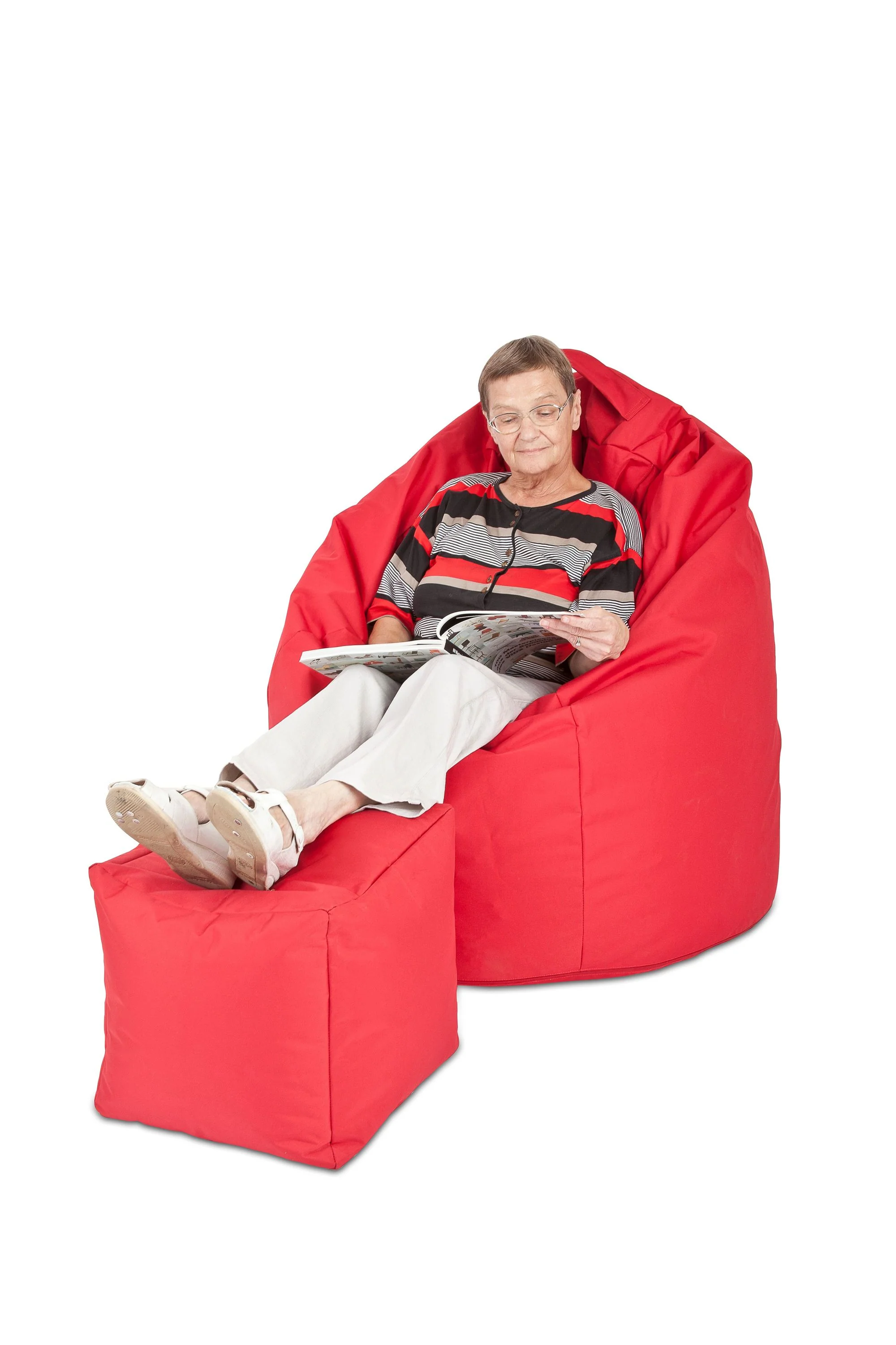 VivaSit Hocker, Ergänzung zum VivaSit Sitzsack, wasserabweisend, waschbar - Image 11